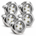 kit 5 Led De Piscina 10w Rgbw Inox 316 Syllent Rgb 12v