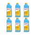 6 Clarificante Floculante Para Piscina Hidrofloc Hidroall 1L