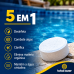 03 Tablete Pastilha Hidroall Hidrosan 5 Em 1 200g Piscinas