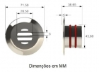 DISPOSITIVO NIVELADOR REDONDO 50MM INOX 316 PREMIUM THOLZ