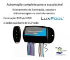CONTROLADOR ILUMINAÇÃO RGB 63W E AUTOMACAO 2 BOMBAS LUXPOOL