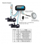 CONTROLADOR ILUMINAÇÃO RGB 63W E AUTOMACAO 2 BOMBAS LUXPOOL