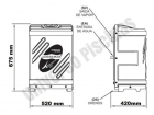 GERADOR VAPOR CL INOX 9KW 220V TRIF