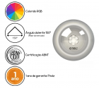 REFLETOR 9W RGB ESSENTIAL THOLZ CABO 2M