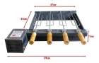 GIRA GRILL 4 ESPETOS MARED LD ESQUERDO PRETO