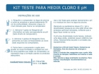 Kit Teste Medidor De Ph E Cloro Para Piscinas - Aquality
