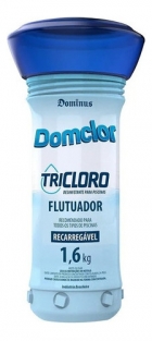Flutuador De Cloro Para Piscina Tricloro 1,6kg Domclor