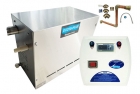 KIT GERADOR DE VAPOR STEAM INOX 9KW + COMANDO DIGITAL + KIT INSTALACAO COBRE