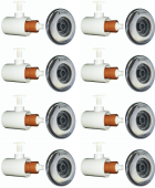 BICO JATO HIDROMASSAGEM PRATIC EM INOX SODRAMAR 50MM 8 PEÇAS