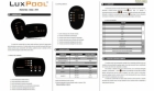 KIT 1 LED 9W LUXPOOL + FONTE 2A + CONTROLADOR LUXPOOL 72W