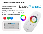 KIT 2 LED 9W LUXPOOL + FONTE 2A + CONTROLADOR LUXPOOL 180