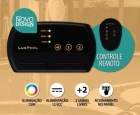 Kit 7 Led Rgb 9w Tholz Piscina Módulo Rgb Com 2 Saídas Fonte