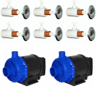 KIT 6 DHM PRATIC BOMBAS ALTA VAZÃO 1,5 CV E 1/2CV