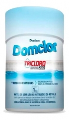 Pastilha De Cloro Piscina Domclor Tricloro 200g - Kit Com 40