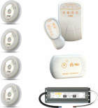 KIT 04 LED 4,5W ESSENTIAL+ F60W + BASIC SMART POOL + SMART CONNECT