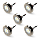 KIT ILUMINAÇão COMPLETO 5 LED 6W RGB THOLZ CABO 20M