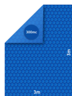 Capa Térmica Piscina 3x3 300 Micras 