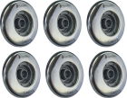 6 Dispositivos de Retorno Inox Pratic Sodramar