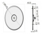 Kit Garra Haste Longa + Adaptador Nicho 280mm Tholz