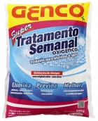 3 Super Tratamento Semanal Genco Para Piscina Oxigenco 400g