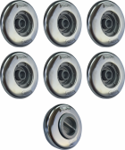 6 Dispositivos de Retorno 1 aspiração Inox Pratic Sodramar