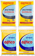 Kit tratamento de piscina 2 Ph Certo 2 ph mais Genco 2kg