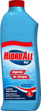 3 Algicida Choque Elimina Algas Piscina Verde 1L Hidroall