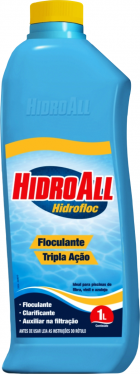 2 Clarificante Floculante Hidrofloc 1 Litro Hidroall