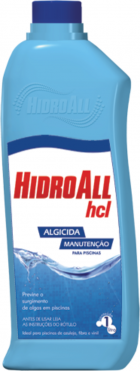 Kit Clarificante 2 Hidrofloc 1L 2 Algicida De Manutenção 1L