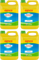 4 Genco Pool-trat Algicida Manutenção 5 Litros