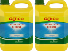 2 Galão Algicida De Choque 5 Litros Genco Limpeza Agua Verde