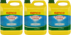 3 Galão Algicida De Choque 5 Litros Genco Limpeza Agua Verde
