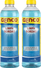 2 Limpa Bordas Para Piscinas Desengordurante Genco 1 Litro