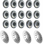 2 Aspiração Pratic 13 Retorno Pratic 4 Ralos fundo Inox 304
