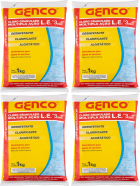 4 Cloro 1kg Para Piscina Puro Multipla Ação 3 Em 1 Genco