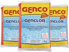 3 Cloro Para Piscina 1kg Puro Granulado Genco Genclor