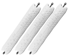 3 Degraus Abs Anatômico Para Escada Sodramar Plastico Branco