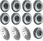 1 Aspiração Pratic 8 Retorno Pratic 3 Ralos fundo Inox 304