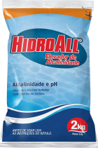 Kit 4 Ph Certo Estável Elevador De Alcalinidade Hidroall 2Kg