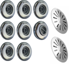1 Aspiração 7 Bico Jato de Retorno Pratic 2 Ralo fundo Inox