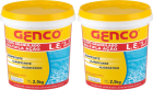 2 Cloro 2,5kg Para Piscina Puro Multipla Ação 3 Em 1 Genco