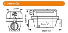 Aquecedor Digital de Temperatura 220VCA 10000W - Luxpool