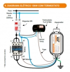 Aquecedor Digital de Temperatura 220VCA 10000W - Luxpool
