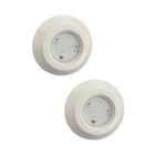Kit 2 Luminária Led Para Piscinas RGB ABS 9w Até 12m² 