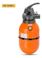 Filtro de Areia Nautilus F280P 6 Vias Piscinas até 24.000L