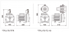 Bomba Centrifuga c/Pressostato Inox TPLI-70-TC18 1/2CV 220v