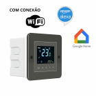 Comando Digital Touch Wifi P/Sauna Steam A Inox Sodramar