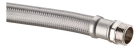 Tubo Flexível Mangueira Inox Anti Ruído 1 Pol 80cm Syllent