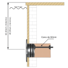 Refletor SLIM LED RGB 10W C/ cabo de 20m - Tholz Linha Premium