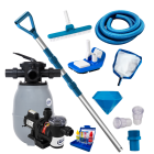 Filtro GRE200 Bomba GRE1/3 KIT Limpeza piscinas até 19.000L